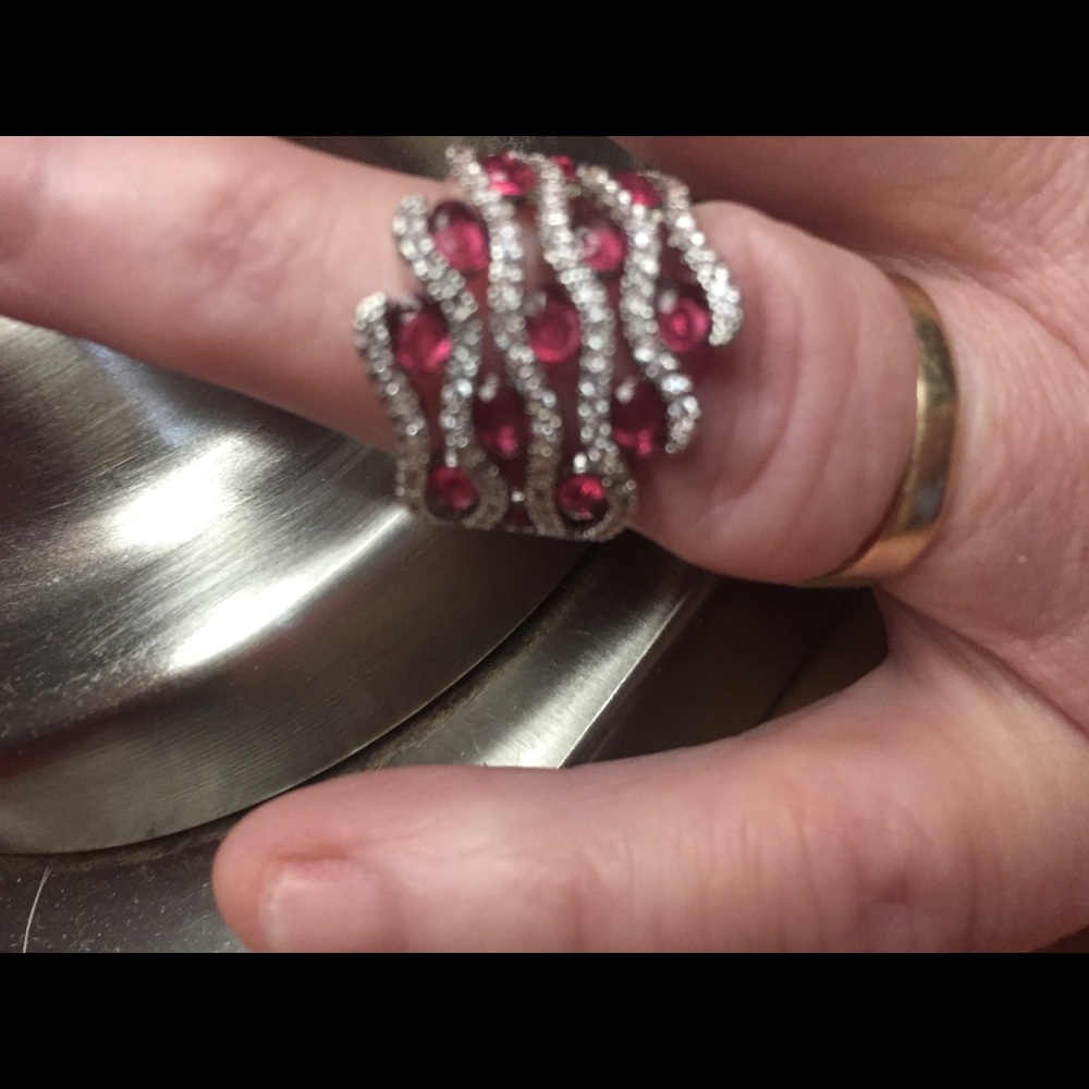 Sterling Silver Pink Sapphire Size 7&8 Rings